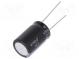 Kondenzátor  elektrolytický  low ESR  THT  4700uF  16VDC  Ø16x25mm