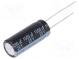 Kondenzátor  elektrolytický  low ESR  THT  1000uF  25VDC  Ø10x25mm