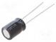 Kondenzátor  elektrolytický  low ESR  THT  220uF  25VDC  Ø8x11,5mm