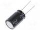 Kondenzátor  elektrolytický  low ESR  THT  3300uF  25VDC  Ø16x25mm