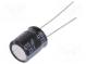 Kondenzátor  elektrolytický  low ESR  THT  470uF  25VDC  ±20%  43mΩ