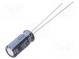 Kondenzátor  elektrolytický  low ESR  THT  10uF  50VDC  Ø5x11mm