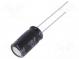 Kondenzátor  elektrolytický  low ESR  THT  120uF  50VDC  Ø8x15mm