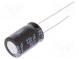 Kondenzátor  elektrolytický  low ESR  THT  220uF  50VDC  Ø10x16mm