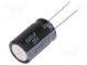 Kondenzátor  elektrolytický  low ESR  THT  2200uF  35VDC  Ø16x25mm