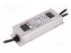 Napájecí zdroj  spínaný  LED  60W  12VDC  5A  100÷305VAC  IP67  800g