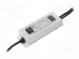 Napájecí zdroj  spínaný  LED  74,55W  35÷71VDC  525÷1050mA  IP65