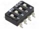 Přepínač  DIP-SWITCH  Počet sekcí  4  OFF-ON  0,025A/24VDC  pol  2
