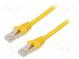 Patch cord  ETHERLINE® Cat.6a,S/FTP  6a  lanko  Cu  LSZH  žlutá
