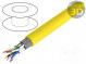 Vodič  ETHERLINE® LAN 1000,S/FTP  7a  drát  Cu  4x2x23AWG  LSZH