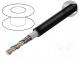 Vodič  ETHERLINE® ROBUST  7  lanko  Cu  4x2x23AWG  TPE  černá  8,7mm