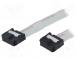 Plochý kabel s konektory IDC  10x28AWG  T.pásu 1,27mm  0,15m