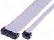 Plochý kabel s konektory IDC  26x28AWG  T.pásu 1,27mm  0,6m