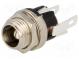 Zásuvka  napájecí DC  vidlice  5,5/2,5mm  5,5mm  2,5mm  pájení