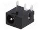 Zásuvka  napájecí DC  vidlice  3,5/1,3mm  THT  1A  12VDC  volně