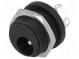 Zásuvka  napájecí DC  vidlice  5,5/2,1mm  5,5mm  2,1mm  pájení