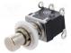 Switch  push-button  Pos  2  DPDT  1A/250VAC  (ON)-ON  Illumin  none