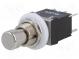 Switch  push-button  Pos  2  DPDT  1A/250VAC  OFF-(ON)  Ø12.2mm