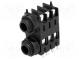 Zásuvka  Jack 6,35mm  zásuvka  stereo  přišroubováním  THT