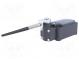 Limit switch  plunger on spring loaded element R 106mm  10A