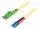 Světlovodný patch cord  E2/APC,LC/UPC  3m  Světlovod  9/125um