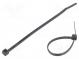 Cable tie  L  120mm  W  3.6mm  polyamide  177N  black  Ømax  30mm