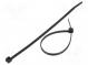 Cable tie  L  150mm  W  3.6mm  polyamide  177N  black  Ømax  35mm