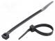 Cable tie  L  150mm  W  7.6mm  polyamide  533N  black  Ømax  35mm