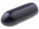 Čepička  Těleso  černá  Øvnitř  2,6mm  Mat  PVC Soft  L  9mm