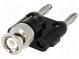 Adaptér  banánek 4mm vidlice x2,BNC vidlice  500V