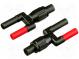 Adaptér  banánek 4 mm,BNC zásuvka
