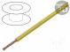 Vodič  FLRY-A  licna  Cu  1mm2  PVC  žlutá  60V  100m  Třída  5  2,1mm