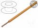 Vodič  FLRYW-B  licna  Cu  1mm2  PVC  oranžová  60V  100m  Třída  5