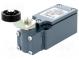 Limit switch  lever R 40mm, plastic roller Ø20mm  NO + NC  10A