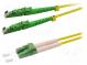 Světlovodný patch cord  OS2  E2000/APC,LC/APC  10m  LSZH  žlutá