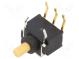 Switch  push-button  Pos  2  SPDT  0.4A/28VDC  (ON)-ON  Body  black