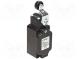 Limit switch  lever R 40mm, plastic roller Ø20mm  NO + NC  10A