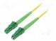 Světlovodný patch cord  OS2  LC/APC,z obou stran  2m  LSZH  žlutá