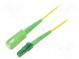 Světlovodný patch cord  OS2  LC/APC,SC/APC  3m  LSZH  žlutá