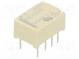 Relay  electromagnetic  DPDT  Ucoil  3VDC  2A  0.3A/125VAC  THT