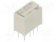 Relay  electromagnetic  DPDT  Ucoil  24VDC  2A  0.3A/125VAC  THT