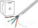 Vodič  F/UTP  5e  drát  Cu  4x2x24AWG  PVC  šedá  305m  Økab  5,6mm