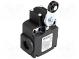 Limit switch  lever R 35mm, plastic roller Ø18mm  NO + NC  10A