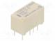 Relay  electromagnetic  DPDT  Ucoil  3VDC  2A  0.5A/125VAC  PCB