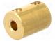 Adapter  mosaz  Pr.hříd  4mm  měděný  Hřídel  hladký