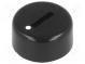 Knoflík  miniaturní  plast  Pr.hříd  6mm  Ø12x4,5mm  černá