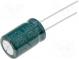 Kondenzátor  elektrolytický  low ESR  THT  470uF  25VDC  Ø10x16mm