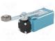 Limit switch  adjustable lever R 34-79mm, metal roller Ø19mm