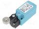 Limit switch  lever R 25mm, metallic roller Ø17mm  NO + NC  10A