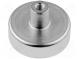 Magnet  konstantní  tvrdý ferit  H  12mm  220N  Ø  50mm